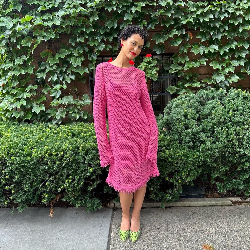 Zara Pink Knit Dress
